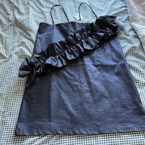 Nwt glitter denim spaghetti strap dress from Urban Outfitters. Size medium